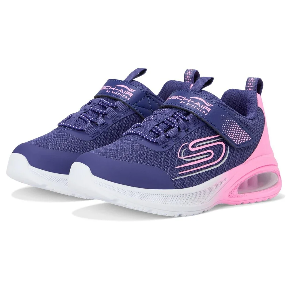 Skechers Microspec Max Advance - Fly 3 Girls 1.5 M Navy Athletic Shoes ZOGG3340